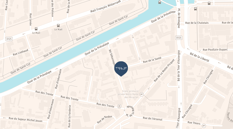 Localisation des bureaux de Thaos avocat